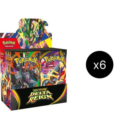 Delta Reign Booster Box Case — sealed Pokémon TCG product