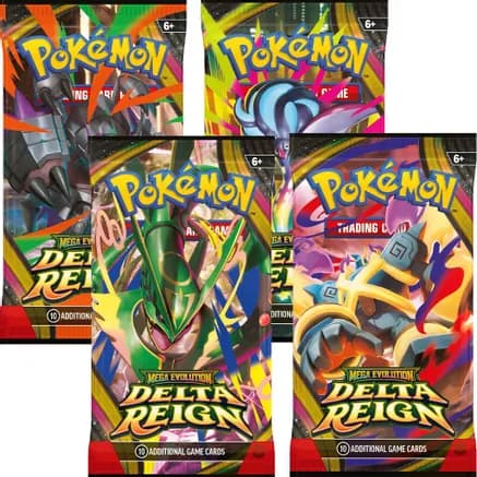 Delta Reign Booster Pack Art Bundle [Set of 4] — sealed Pokémon TCG product