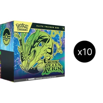 Delta Reign Elite Trainer Box Case — sealed Pokémon TCG product