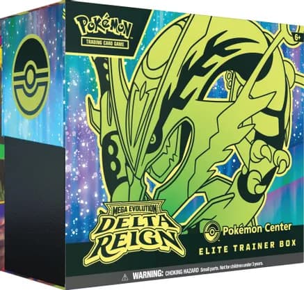 Delta Reign Pokemon Center Elite Trainer Box (Exclusive) — sealed Pokémon TCG product