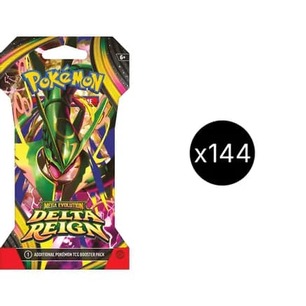 Delta Reign Sleeved Booster Case — sealed Pokémon TCG product