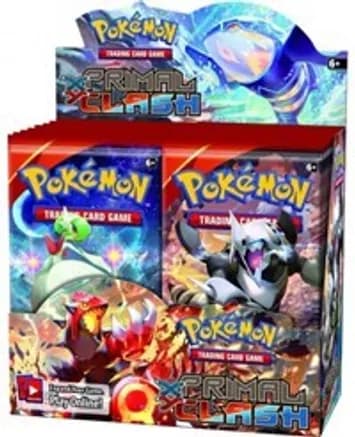 XY Primal Clash Booster Box — sealed Pokémon TCG product