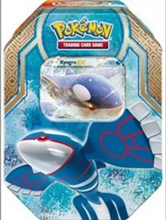 Legend of Hoenn Tin [Kyogre EX] — sealed Pokémon TCG product