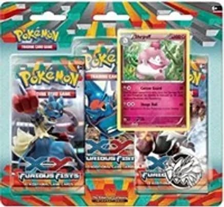 Furious Fists 3 Pack Blister [Slurpuff] — sealed Pokémon TCG product