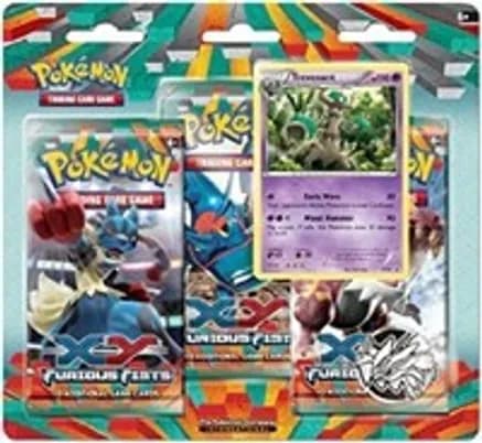Furious Fists 3 Pack Blister [Trevenant] — sealed Pokémon TCG product