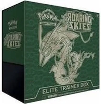 XY Roaring Skies Elite Trainer Box — sealed Pokémon TCG product