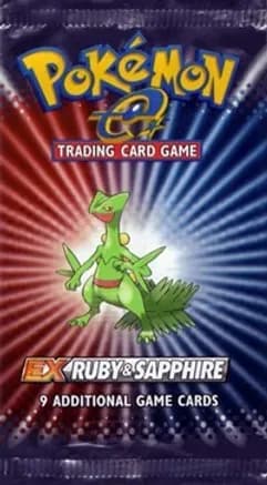 Ruby and Sapphire Booster Pack — sealed Pokémon TCG product