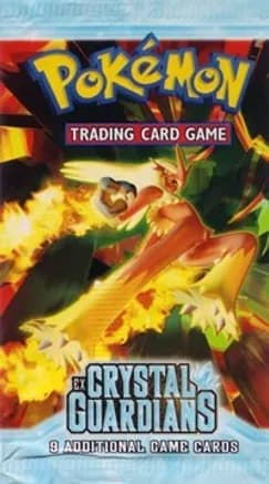Crystal Guardians Booster Pack — sealed Pokémon TCG product