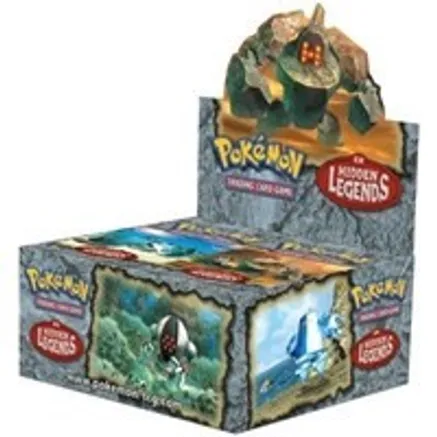 Hidden Legends Booster Box — sealed Pokémon TCG product