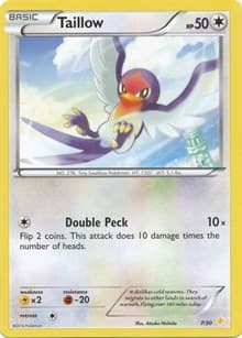 Taillow — XY Trainer Kit: Pikachu Libre & Suicune 7