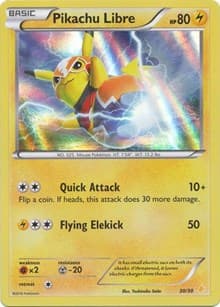 Pikachu Libre (30 - Holo) — XY Trainer Kit: Pikachu Libre & Suicune 30