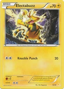 Electabuzz (15) — XY Trainer Kit: Pikachu Libre & Suicune 15