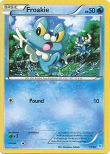 Froakie (11) — XY Trainer Kit: Pikachu Libre & Suicune 11 Pokémon card