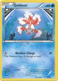 Goldeen (13) — XY Trainer Kit: Pikachu Libre & Suicune 13 Pokémon card