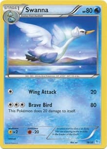 Swanna (27) — XY Trainer Kit: Pikachu Libre & Suicune 27