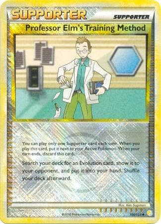 Professor Elm's Training Method - 100/123 (League Promo) — League & Championship Cards 100 Pokémon card