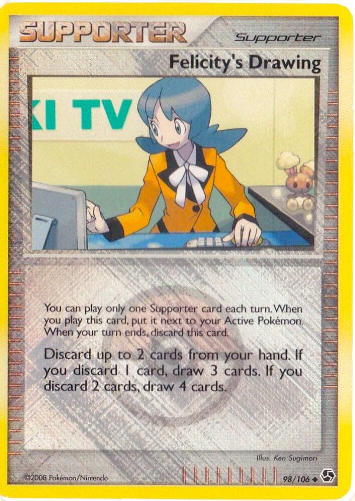 Felicity's Drawing - 098/106 (League Promo) — League & Championship Cards 98 Pokémon card
