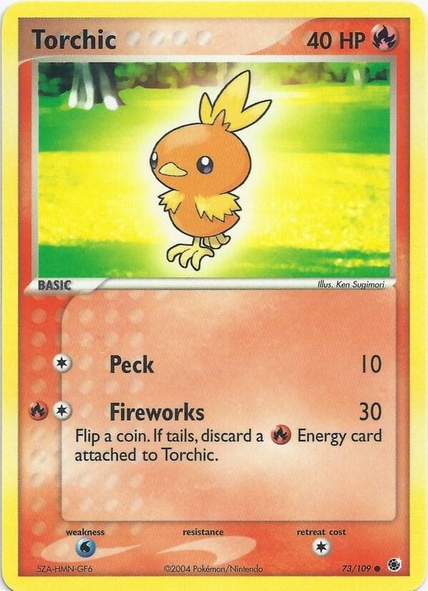 Torchic — EX Battle Stadium 73 Pokémon card