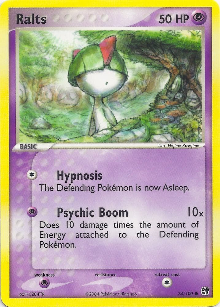 Ralts — EX Battle Stadium 74 Pokémon card