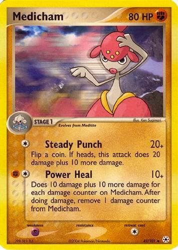 Medicham — EX Battle Stadium 42 Pokémon card