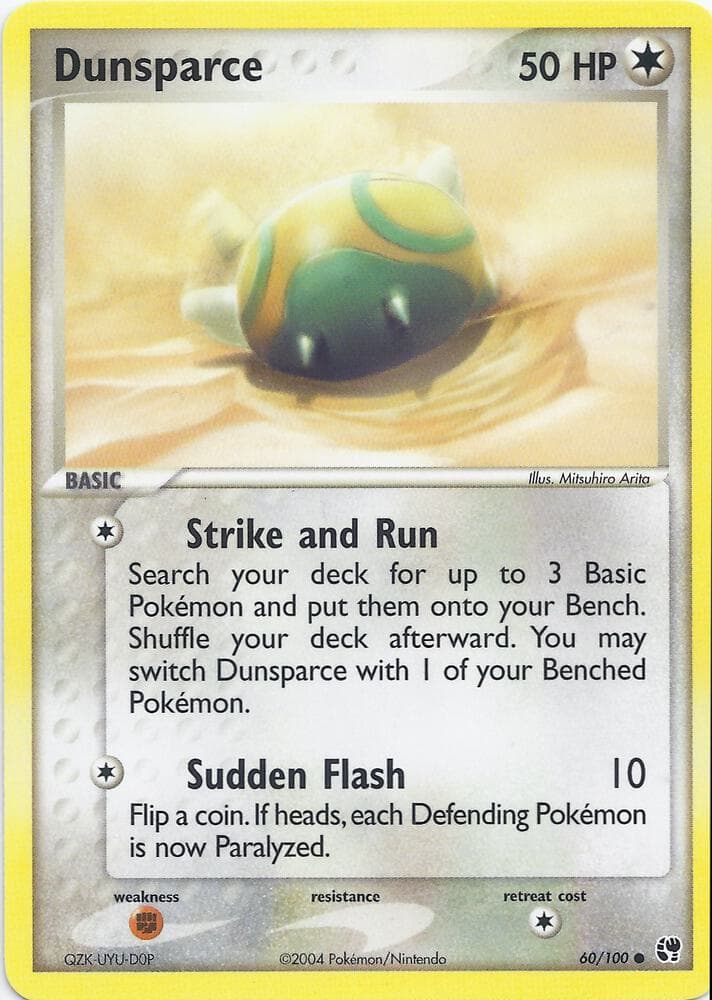 Dunsparce — EX Battle Stadium 60 Pokémon card
