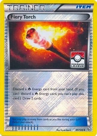 Fiery Torch - 89/106 (Pokemon League) — League & Championship Cards 89 Pokémon card