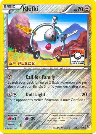 Klefki - 66/119 (League Promo) [4th Place] — League & Championship Cards 66 Pokémon card