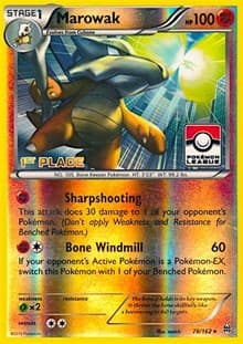 Marowak - 78/162 (Pokemon League) [1st Place] — League & Championship Cards 78 Pokémon card