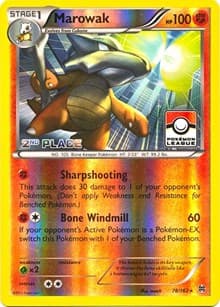 Marowak - 78/162 (Pokemon League) [2nd Place] — League & Championship Cards 78 Pokémon card