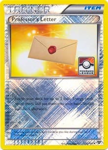 Professor's Letter - 123/146 (Pokemon League) — League & Championship Cards 123 Pokémon card
