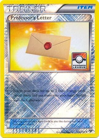 Professor's Letter - 123/146 (Pokemon League) — League & Championship Cards 123 Pokémon card