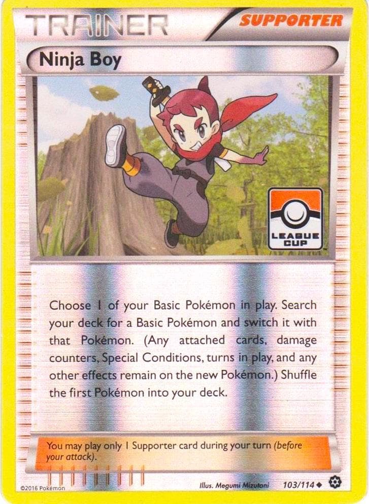 Ninja Boy - 103/114 (League Cup) — League & Championship Cards 103 Pokémon card