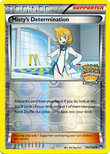 Misty's Determination - 104/122 (Regional Championships) — League & Championship Cards 104 Pokémon card