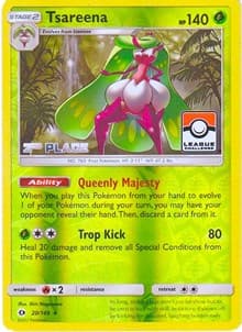 Tsareena - 20/149 (League Challenge) [2nd Place] — League & Championship Cards 20