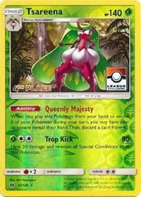 Tsareena - 20/149 (League Challenge) [4th Place] — League & Championship Cards 20