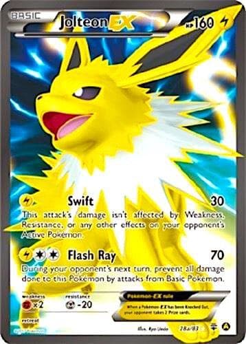 Jolteon EX — Alternate Art Promos 28a Pokémon card