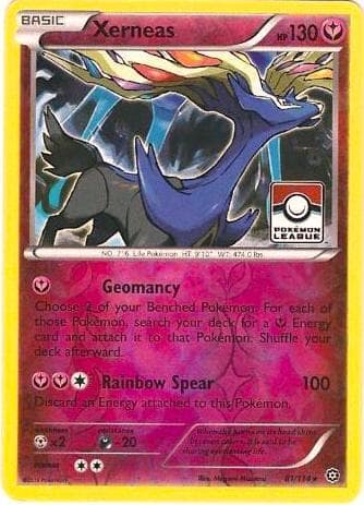 Xerneas - 81/114 (Pokemon League) — League & Championship Cards 81 Pokémon card