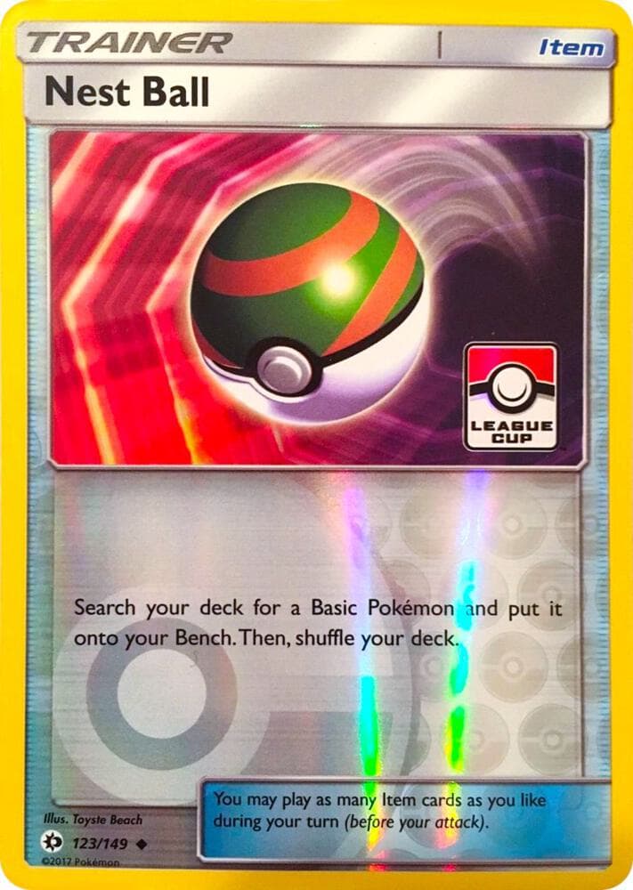 Nest Ball - 123/149 (League Cup) — League & Championship Cards 123 Pokémon card