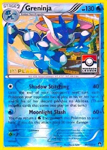 Greninja - 40/122 (Pokemon League) [1st Place] — League & Championship Cards 40 Pokémon card