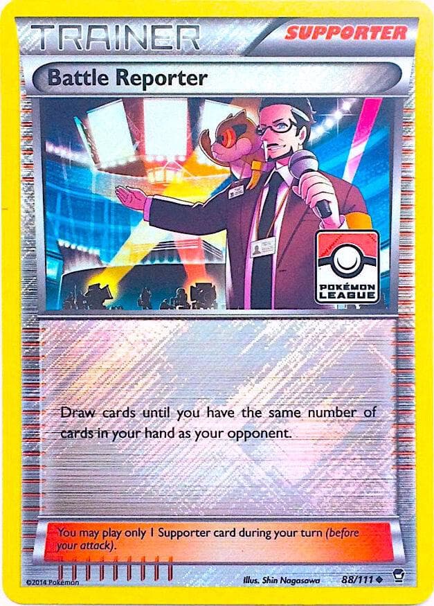 Battle Reporter - 88/111 (Pokemon League) — League & Championship Cards 88 Pokémon card