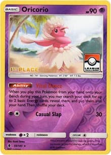 Oricorio - 55/145 (League Challenge) [1st Place] — League & Championship Cards 55