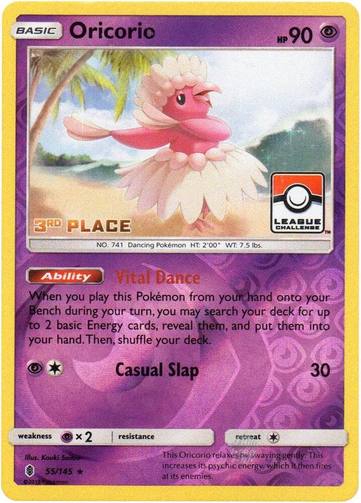 Oricorio - 55/145 (League Challenge) [3rd Place] — League & Championship Cards 55 Pokémon card