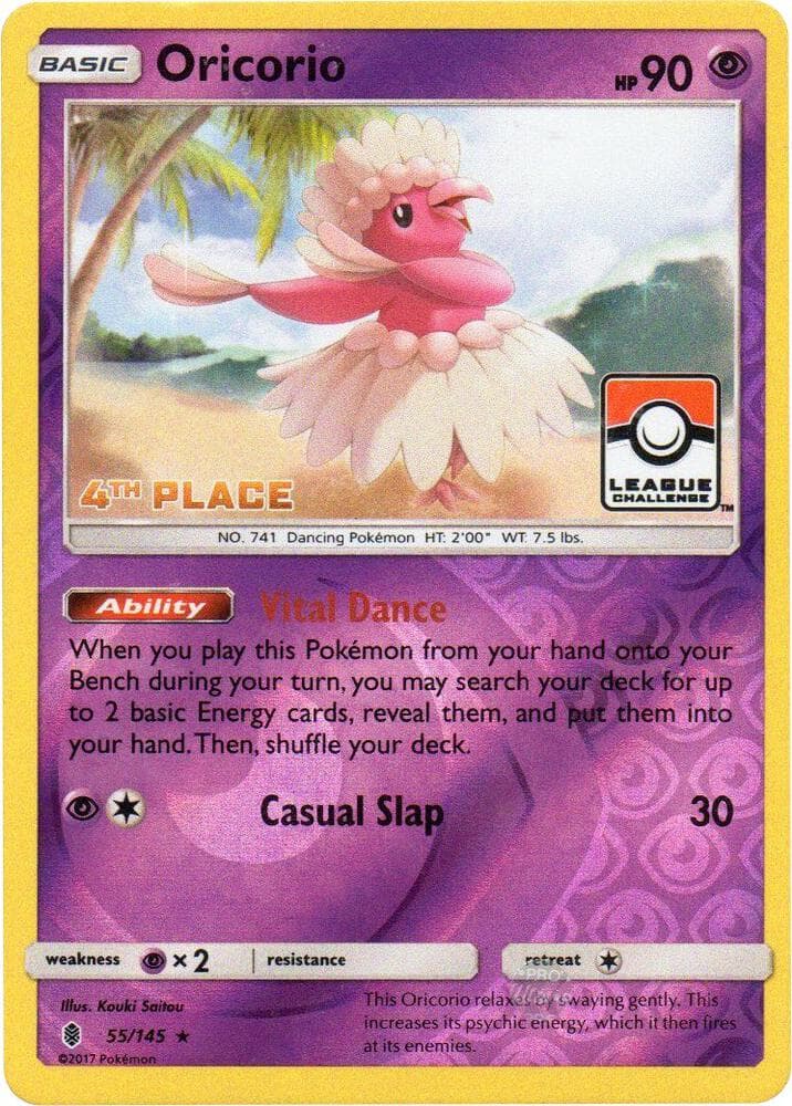 Oricorio - 55/145 (League Challenge) [4th Place] — League & Championship Cards 55 Pokémon card
