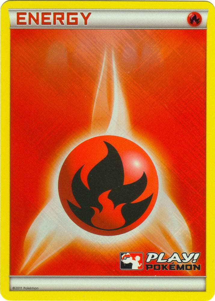 Fire Energy (2011 Play! Pokemon) — League & Championship Cards 2011 Pokémon card