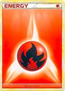 Fire Energy (2010 Unnumbered HGSS Style Non-Holo) — League & Championship Cards 2010