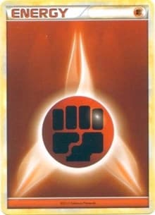 Fighting Energy (2010 Unnumbered HGSS Style Non-Holo) — League & Championship Cards 2010