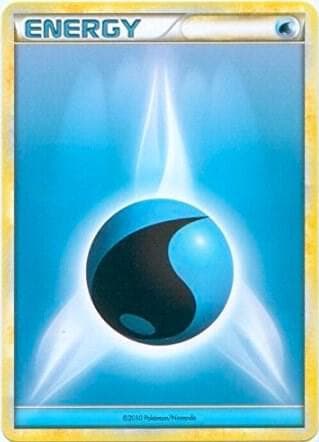 Water Energy (2010 Unnumbered HGSS Style Non-Holo) — League & Championship Cards 2010 Pokémon card