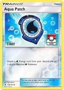 Aqua Patch - 119/145 (League Cup) [Staff] — League & Championship Cards 119 Pokémon card