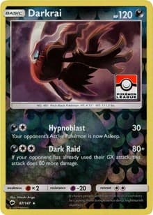 Darkrai - 87/147 (Pokemon League) — League & Championship Cards 87