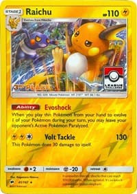 Raichu - 41/147 (League Challenge) [3rd Place] — League & Championship Cards 41 Pokémon card